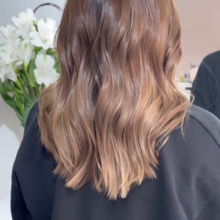Balayage castaño con ondas — José Ortiz Beauty Studio