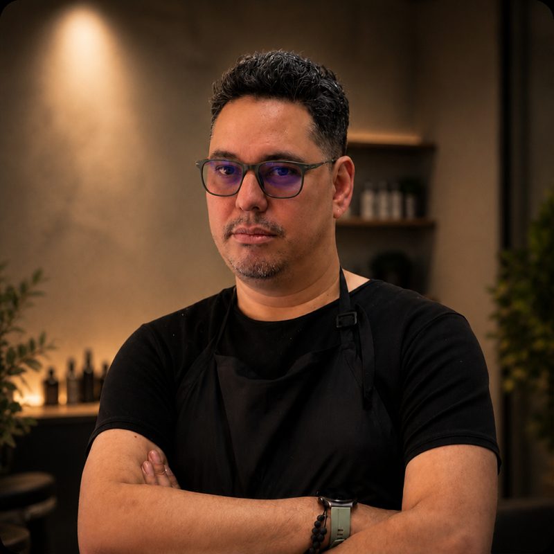 Miguel Negrín, especialista en tratamientos capilares — José Ortiz Beauty Studio